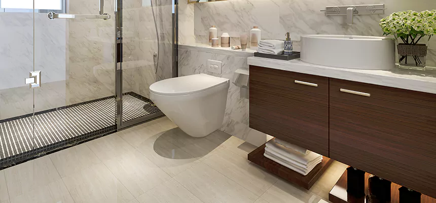 Burst Pipe Bathroom Cleanup in Elite